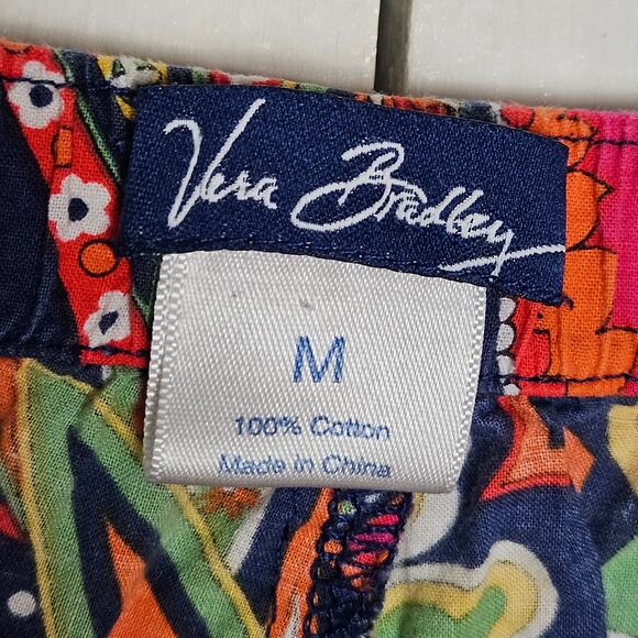 Vera Bradley Womens Venetian Paisley Cotton Pajama Pants Size M Retired Pattern - Picture 6 of 12